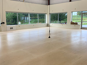 Beautiful New Floor in the Dance Studio!